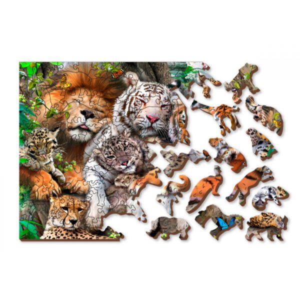 Houten dieren puzzel voor kinderen