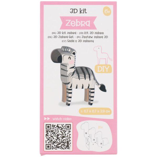 3D kit zebra