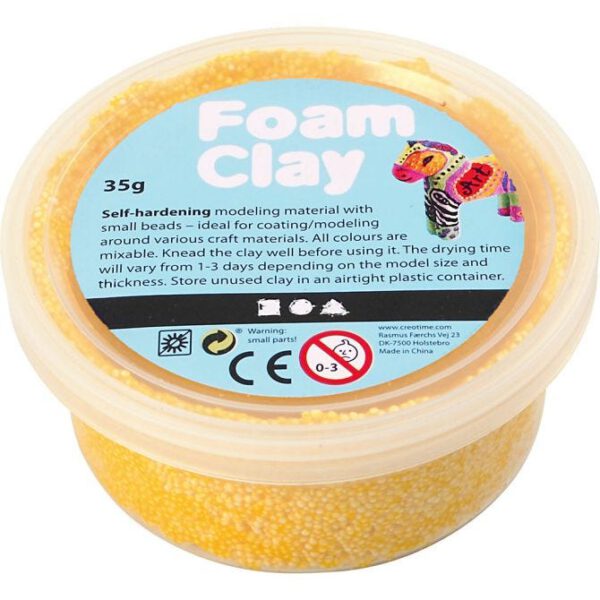 Foam Clay geel