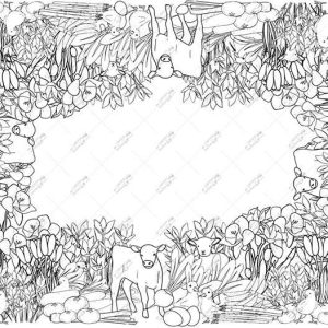 Teken-tafelkleed XXL kleurplaat lente