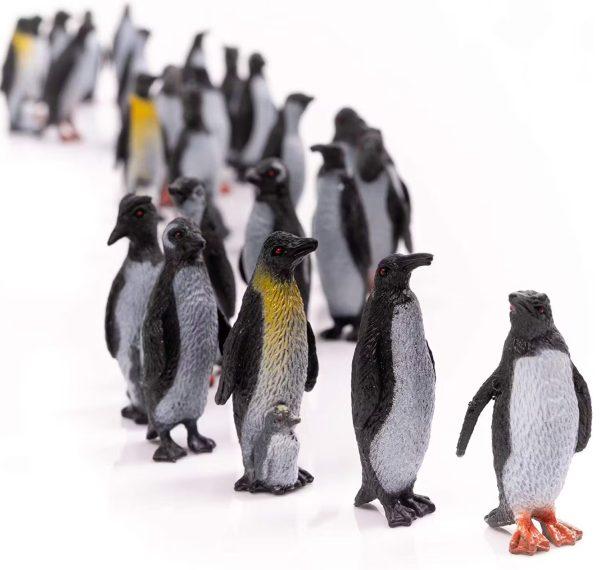 8 pinguïns voor sensorische speelbak