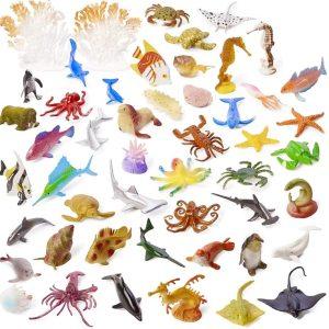 Zeediertjes voor sensorische speelbak