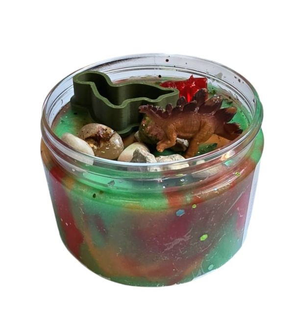 Natuurlijke speelklei dinosaurus