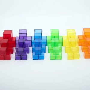 Doorzichtig gekleurde blokjes van TickiT