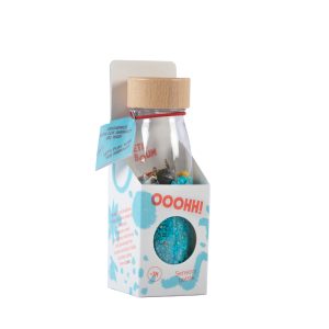 Petit Boum sensorische fles zee in verpakking