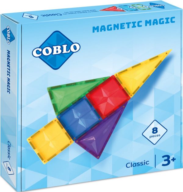 Coblo magnetische tegels 8 stuks