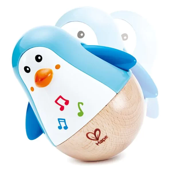 Hape muziek tuimelaar pinguïn