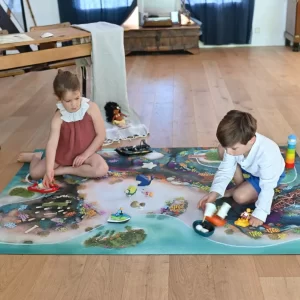 Kinderen op Speelkleed Koraal rif van Carpeto L