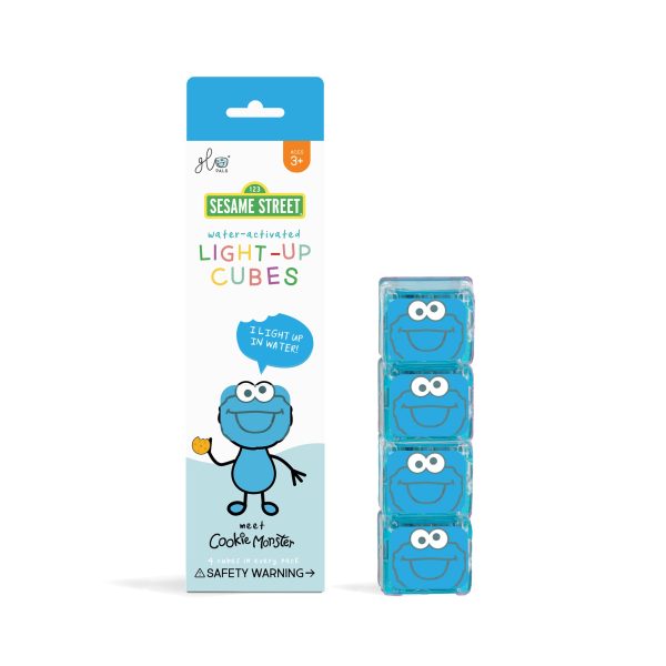 Glo Pals Cookie Monster- lichtgevende blokjes