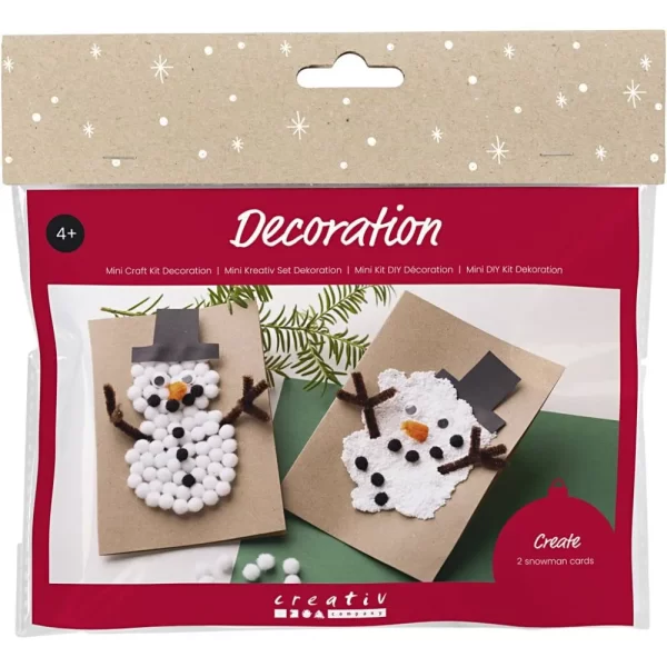 Kerstkaarten knutselpakket