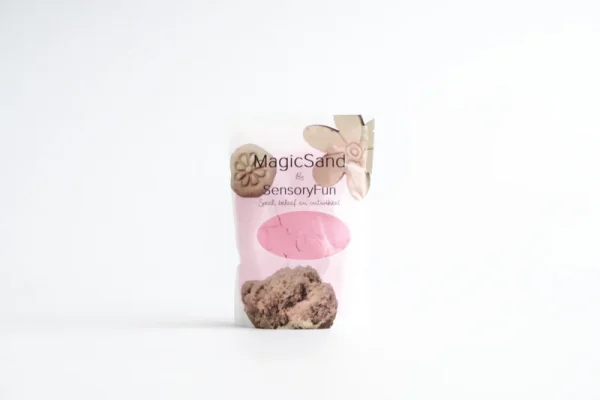 Roze kinetisch zand van SensoryFun