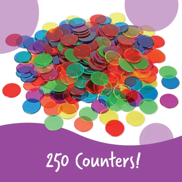Learning Resources Transparante Chips (250 stuks)