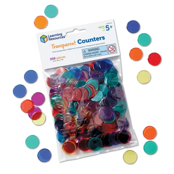 Learning Resources Transparante Chips (250 stuks)