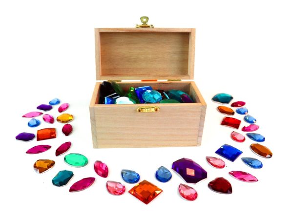 Bauspiel Schatkist met Glitterstenen