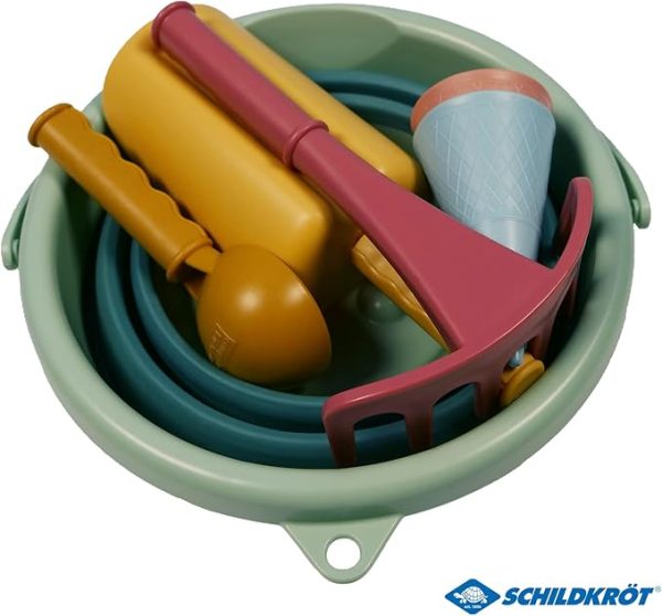 Compactoys 7 in 1 sand toys- groen opgevouwen