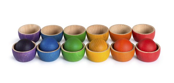 Grapat Regenboog Bakjes en Ballen