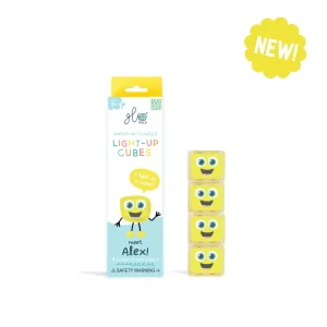Glo Pals Alex – lichtgevende blokjes – 4 stuks