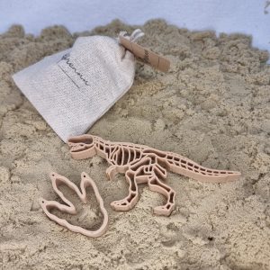 Grennn Dino en Poot Uitstekers in zand