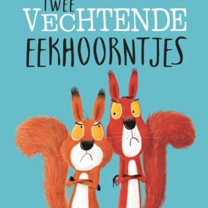 Twee vechtende eekhoorntjes
