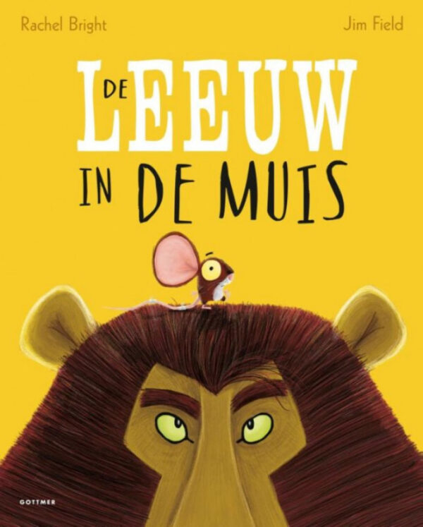 De leeuw in de muis voorkant