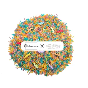 Grennn speelrijst 'Wave' Regenboog Pastel