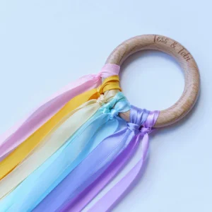 Handvlieger met linten - Pastel