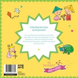 Knutselen met de Zoete Zusjes - vouwblaadjes achterkant