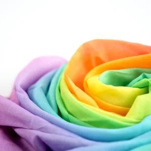 Laura's Play Cotton - Speeldoek pastel regenboog 120 x 120 cm