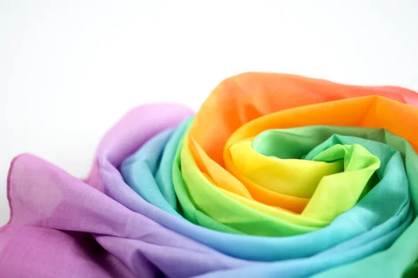 Laura's Play Cotton - Speeldoek pastel regenboog 120 x 120 cm