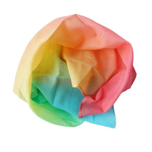 Laura's Play Cotton - Speeldoek pastel regenboog 50 x 50 cm