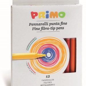Primo - 12 Viltstiften Uitwasbaar