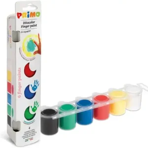 Primo - Vingerverf 6 Potjes (6x25 ml)