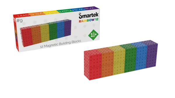 Smartek magnetische blokken - 12 stuks