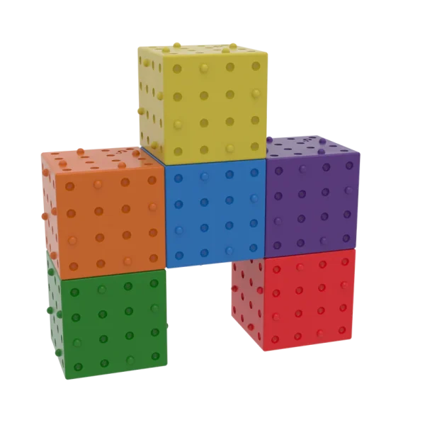 Smartek magnetische blokken 6 stuks