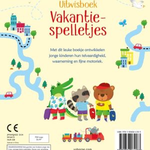 Uitwisboek - Vakantiespelletjes achterkant