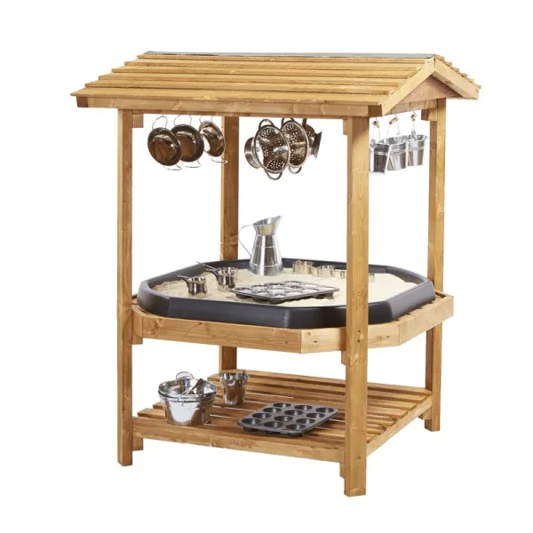 Cosy Direct overdekte houten tuff tray standaard