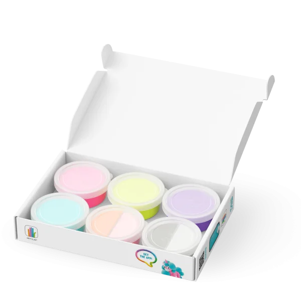 Hey Clay Unicorns - 6 cans inhoud