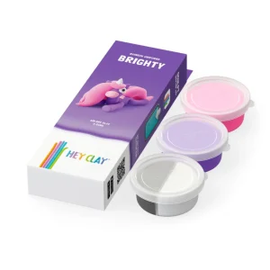Hey Clay Unicorns - Rainbow Unicorn - Brighty inhoud
