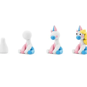 Hey Clay Unicorns - Rainbow Unicorn - Lighty stap voor stap