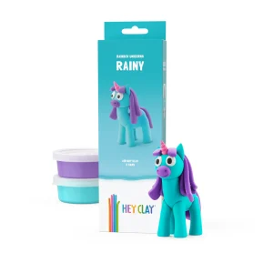 Hey Clay Unicorns - Rainbow Unicorn - Rainy 3 cans