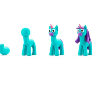 Hey Clay Unicorns - Rainbow Unicorn - Rainy stap voor stap