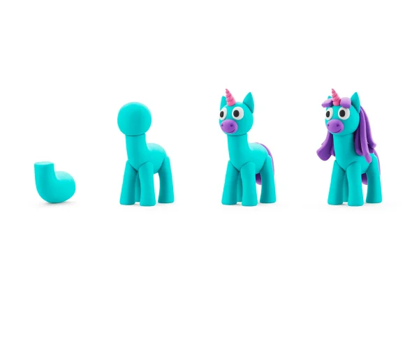 Hey Clay Unicorns - Rainbow Unicorn - Rainy stap voor stap