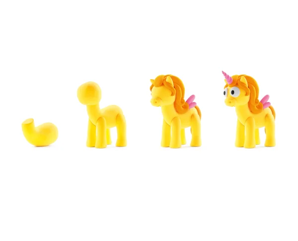 Hey Clay Unicorns - Rainbow Unicorn - Sunny stap voor stap