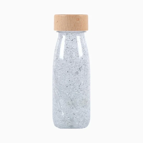 Petit Boum Sensorische fles zilver