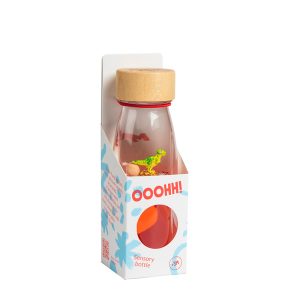 Petit Boum sensorische fles T-Rex verpakking
