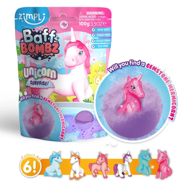 Zimpli Kids badbom met Eenhoorn verrassing