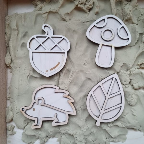 Kiddi Mini vulvormen set Herfst in zand