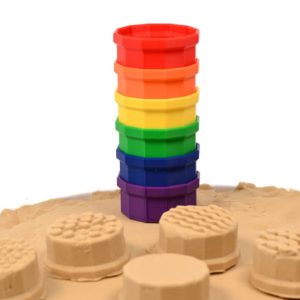 Regenboog Zeefjesset Small van X Creator in kinetisch zand
