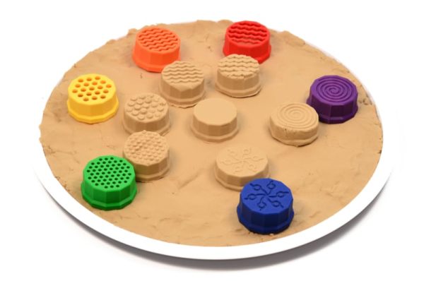 Regenboog Zeefjesset Small van X Creator in kinetisch zand