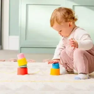 Tickit Silisoft Regenboog Ronde Stapelbekers